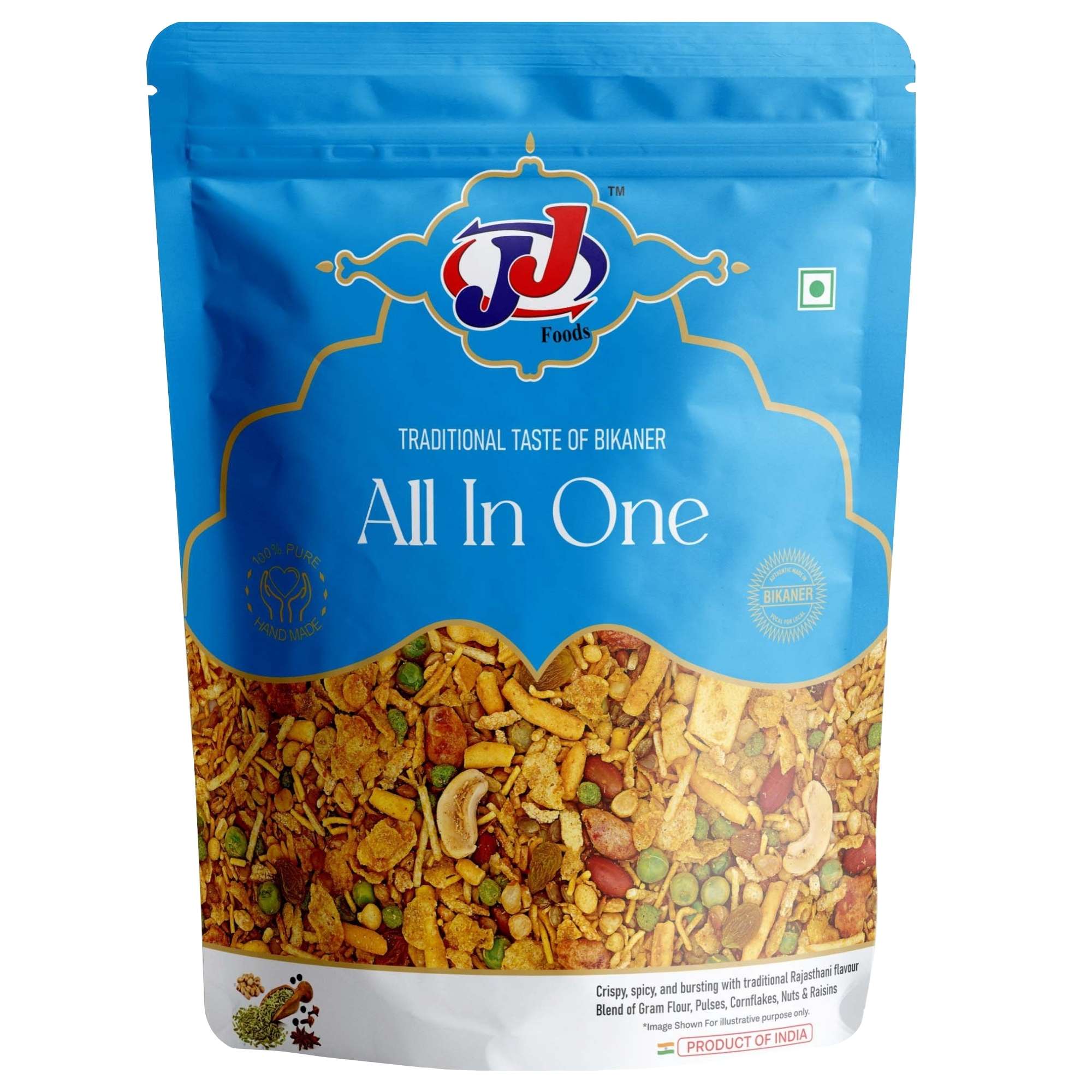 JJ Food All In One Namkeen Crunchy Mixed Snack