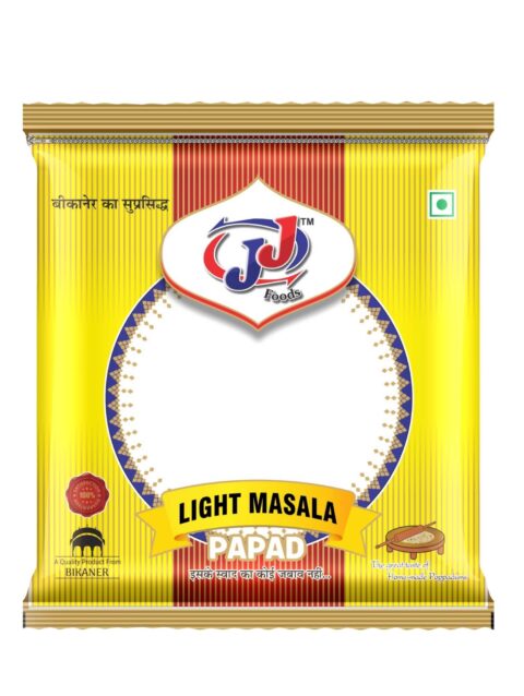JJ Food Light Masala Papad Pure Handmade Papad