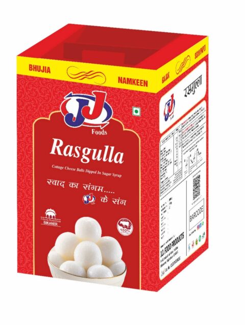 JJ Food Rasgulla Soft Spongy Syrup Sweet