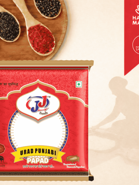 JJ Food Urad Punjabi Papad Pure Handmade Papad