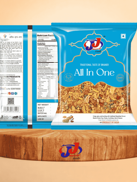 JJ Food All In One Namkeen 200g Crunchy Mixed Snack